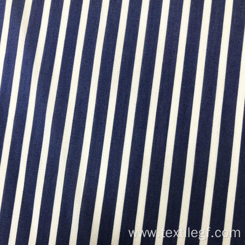 Woven Pattern Fabric Vertical Stripe Cotton Nylon Spandex Poplin Supplier